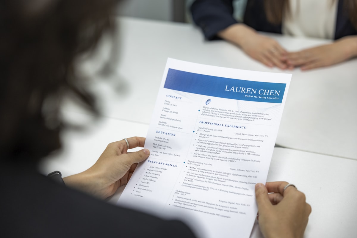 Resume keywords for ATS