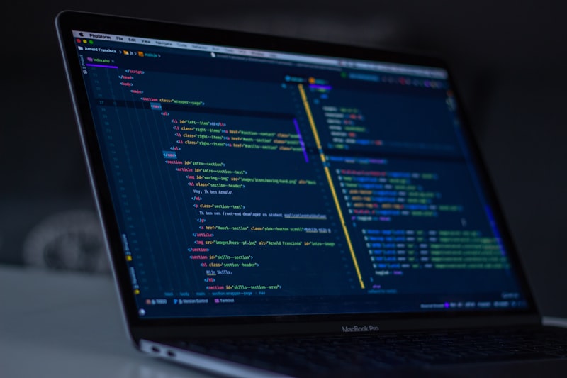 Software developer working on code — tech jobs in the USA
